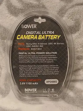 Bower 636980811703 Li-ion Battery Replacement For Song Bg1 -replaces Dsc-h Dsc-w Xpdsbg #2