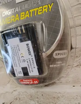 Xpdce6 Bower Replaces Canon Lp-e6 Camera Battery New In Package #2