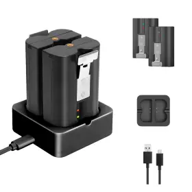 Xf01 Brxfmy For Ring Rechargeable Battery 2 Pack Door Camera Ring&charging St