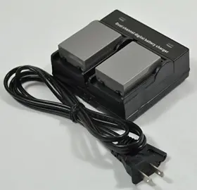 Bln-1-sb2cd1 Btbai 2x Battery Charger Ac Wall Dual For Bln1 Bln-1 Bcn1 Bcn-1 Digital Camera #2