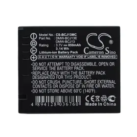 Dmw-bcj13e Cameron Sino Cs-bcj13mc Battery For Panasonic Lumix Dmc-lx5 Dmc-lx7 D-lux5 18719 18720