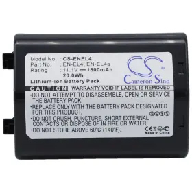 Cs-enel4 Cameron Sino Battery For Nikon D2hs D2x D2xs D3 D3s F6 D2h D3x En-el4 En-el4a En-el4e 1800mah