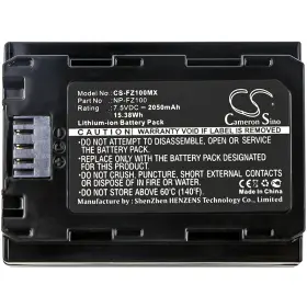 Iiinp-fz100 Cameron Sino Cs-fz100mx Rechargeable Battery For Sony Bc-qz1 A7 Mark 3 A7r Alpha