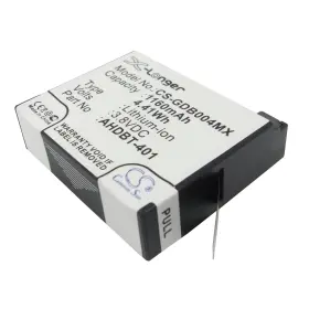335-06532-000 Cameron Sino Cs-gdb004mx Battery For Gopro Ahdbt-401 Go Pro Hero 4 Black Silver 1160mah