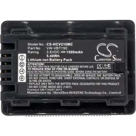 Cs-hcv210mc Cameron Sino Battery For Panasonic Hc-v130 Hc-v210 Hc-w570 Hc-w580 Vxf-999 Vw-vbt190 1500mah #3