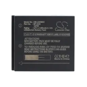Cs-ldc8mc Cameron Sino Battery For X1 18706 Bp-dc8 Ea-dc-8 Camera Li-ion 3.7v 1400mah