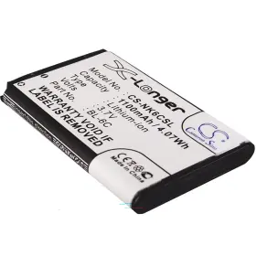 Cs-nk6csl Cameron Sino Battery For Nokia 2125 6275 E50 E70 N-gage Qd 2865 Digipo Bl-6c Lbat100 Lbat1000 #2