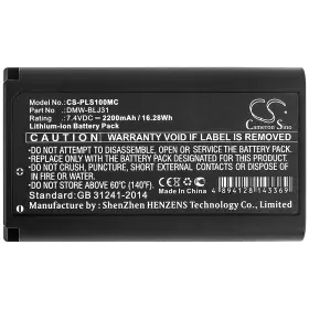 Cs-pls100mc Cameron Sino Battery For Panasonic Lumix S1 S1r Dc-s1 Dc-s1r Dmw-blj31 Dmw-blj31e 2200mah #3