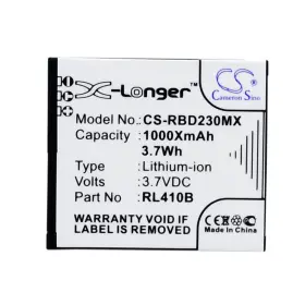 Cs-rbd230mx Cameron Sino Battery For Rollei Actioncam 230 240 400 410 Rl410b Camera 1000mah
