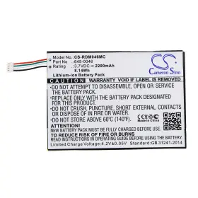 Cs-rdm046mc Cameron Sino Battery For Red Digital Cinema Redmote 645-0046 Camera 3.7v 2200mah #3