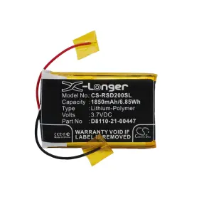 D8110-21-00447 Cameron Sino Cs-rsd200sl Battery For Roberts Sports Dab2 Dab Digital 1850mah
