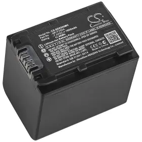 Cs-sdx500mc Cameron Sino Battery For Sony Fdr-ax33 Fdr-ax40 Fdr-ax45 Fdr-ax53 Hdr-pj675 Np-fv50a 1600mah