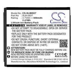Cs-slb0937 Cameron Sino Battery For Samsung Cl5 I8 L730 L830 Nv33 Nv4 Pl10 Slb-0937 650mah #3