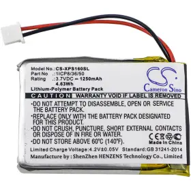 Cs-xps160sl Cameron Sino Battery For Dual 1icp8/36/50 Xgps160 Skypro Gps Receiver 1250mah New #3