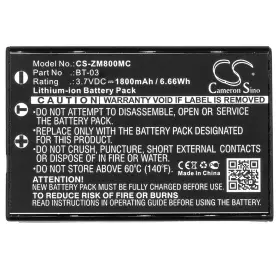 Cs-zm800mc Cameron Sino Battery For Zoom Q8 Recorder Bt-03 Bt03 Camera Li-ion 3.7v 1800mah #3