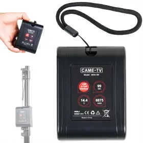 Cametv 788433392304 Came-tv Mini V Mount Battery 99wh 6875mah 15a Draw Rechargeable V-mount With