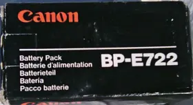 Bp-e722 Canon 013803601275 New Battery Pack 6v 2200mah Ni-cd For Vintage Camcorder