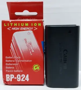 Bp-924 Canon 013803604047 Genuine Oem 7.2v 2400mah Li-ion Battery Pack For Camcorder