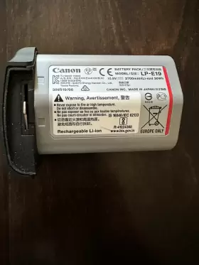 1169c002 Canon Genuine Lp-e19 Battery Pack F/ Eos 1d X Mark Ii Iii R3