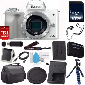 2681c011-1 Canon 6ave Eos M50 Mirrorless Digital Camera Silver Intl Model Lp-e12 Repl #2