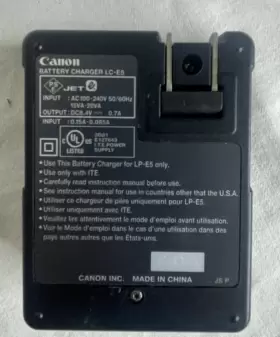 3039b001 Canon Lp-e5 Li-ion Battery Plus Lc-e5 Charger #3