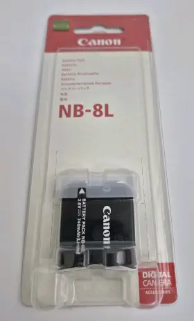 4267b001aa Canon Genuine Battery Pack Nb-8l Digital Camera 3.6v