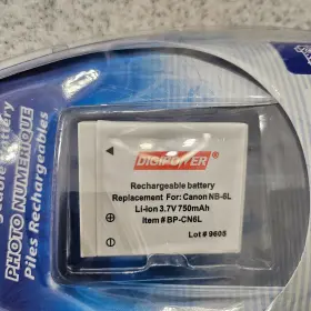 Nb-4l Canon 758302626137 Digipower Rechargeable Battery - New Sealed #3