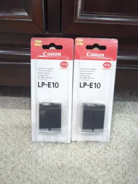 T3-t5-t6-t7-t100 Canon 960999627489 2 Lp-e10 Rebel Camera Battery Replacement Genuine Oem