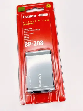 Mvx460 Canon Bp-208 Battery Lithium Ion Dc201 Dc230 Dc95 Ivis Dc22 Dc200 Fvm300 #2