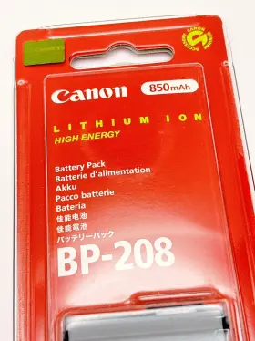 Mvx460 Canon Bp-208 Battery Lithium Ion Dc201 Dc230 Dc95 Ivis Dc22 Dc200 Fvm300 #3