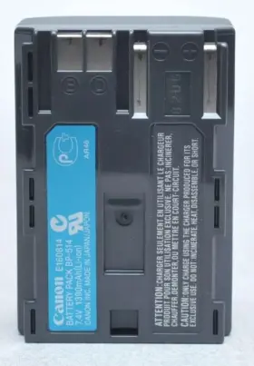 Bp-514 Canon Qty 5 - Genuine 50d Li-ion Batteries