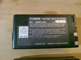 Bp-e77k Canon 2 Battery Pack And Bp-729 6v 2900mah 1000mah As Is #2