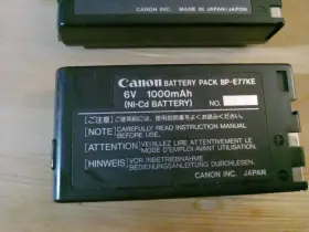 Bp-e77k Canon 2 Battery Pack And Bp-729 6v 2900mah 1000mah As Is #3