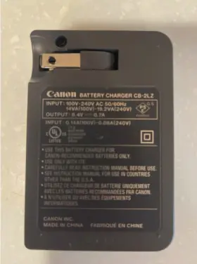 Cb-2lze Canon Cb-2lz Oem Cb2lz Battery Charger 4 Batteries Nb-7l G12 Power Shot Camera #2