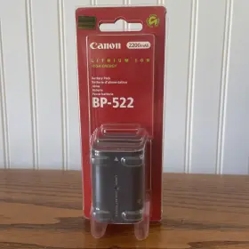 Dz2-0675 Canon New Bp-522 Genuine Battery 2200 Mah Cannon Lithium Ion Pack