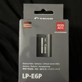 Icalpe6p Canon Lp-e6p Recharceable Battery Pack - Compatible With Charger Lc-e6/l