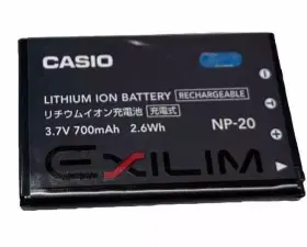 Np-20 Casio Genuine Lithium Rechargeable Battery