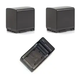 As-bacanonbp820-2 Centenex Electronics 2 Battery 1 Charger For Canon Bp-820 Vixia Hf20 Hf G10 G60 S100 M300 Xa20 Xa10