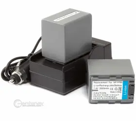 As-basonynpfp90 Centenex Electronics 2 Battery Charger For Sony Np-fp90 Np-fp70 Np-fp50 Dcr-hc24e Dcr-hc36 Dcr-dvd105