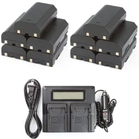 Eidli1-dual-10 Centenex Electronics As-chtrimble 10 Batteries Dual Rapid Battery Charger For Trimble 5800 54344 Pentax Ei-d-li1