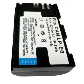 Bacanonlpe6 Centenex Electronics Battery For Canon Lp-e6 Lpe6 Eos 7d 60d 5d Mark Ii 2764b034aa Dslr Camera #3