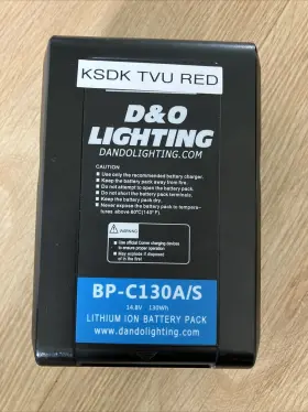 Bp-c130a Comer D&o Lighting 14.8v 130wh Li-ion Battery Pack Bp-c130a/s D-tap