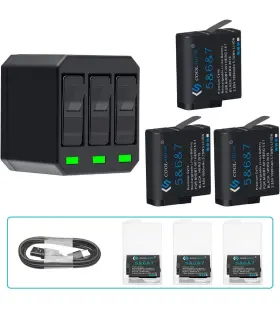 Coolshow 788125870783 Hero 5/6/7 Battery And Charger Bundle 1500mah New