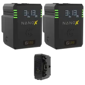 G150 Core 810160682110 Kellards Swx Nanox Micro 150wh Li-ion Battery Gold Mount 2 Pack Kit
