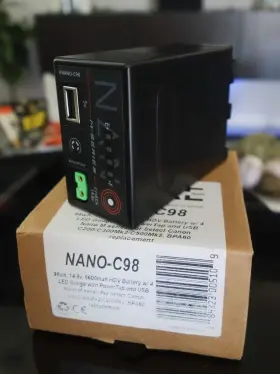 Nano-c98 Core Swx 14.8v Li-ion Battery For Bp-a Style Canon Cameras