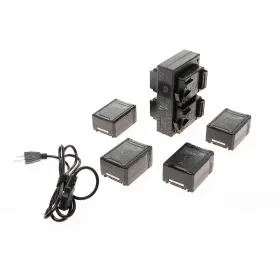 Nano-v98 Core Swx 4 Pack Nano 98wh 14.8v Micro V-mount Smart Battery With Quad Charger