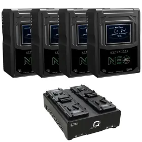 Neo-150s Core Swx Hypercore Neo 150 Mini Battery 4-pack With Fleet Q V-mount