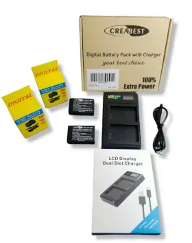 993599-cn-lpe12 Crebest Creabest Power Battery 2-pack And Charger For Canon Lp-e12