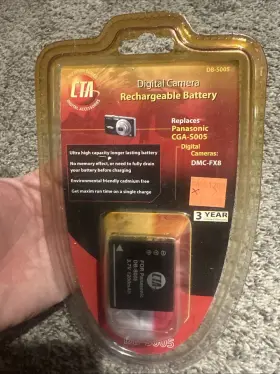 Cga-s005 Cta Digital Db-s005 Li-ion Battery Pack - Replaces Panasonic 3.7v 1200mah