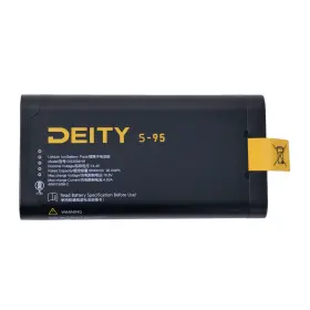 Dts0287d68 Deity Microphones S95 Black Smart Battery With Intelligent Telemetry Data And Quick Charging